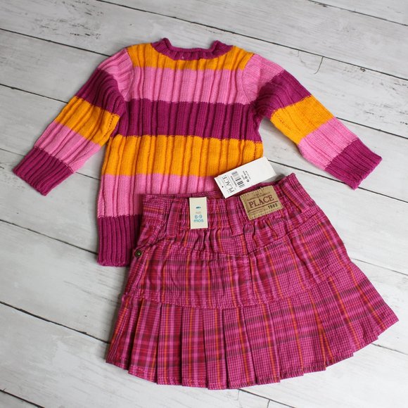 TCP Vintage Sweater Pleated Skirt Size 6 9 Mo - Picture 9 of 9